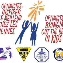 Panel with optimist badges
